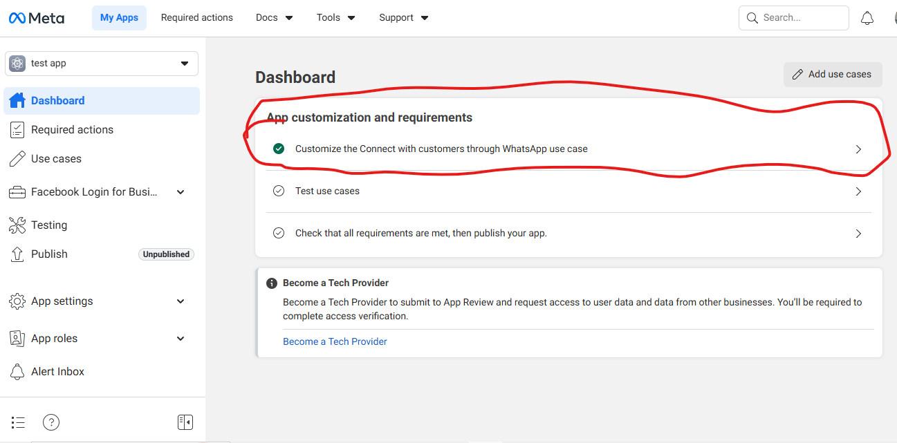Customize WhatsApp Use Case
